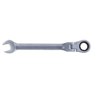 Ключ ріжково-накидний тріскачковий з шарніром 15мм CrV satine SIGMA (6022651) TR6022651 фото