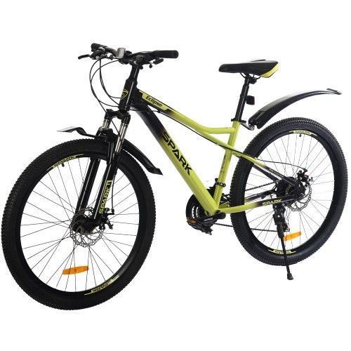 Велосипед SPARK ECLIPSE (колеса &ndash; 26", сталева рама &ndash; 13") салатовий з чорним 239233 фото