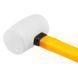 Киянка резиновая 450 г белая, фибергласс INGCO HRUH8316 фото 3