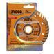 Диск алмазний турбохвиля 125x10x22,2 INGCO DMD031252 фото 4