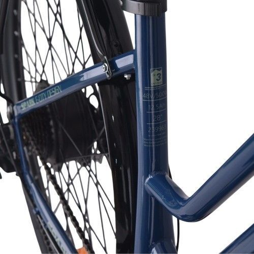 Велосипед з електромотором SPARK E-CITY EASY GO 18" 48V/500W/12,5Ah синій 239963 фото