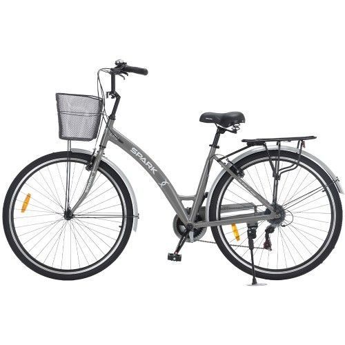 Велосипед SPARK CITY REINE (колеса - 28", алюминиевая рама - 18") серый 246931 фото