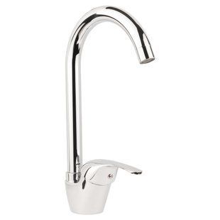 Змішувач s55 &Oslash;40 для кухні вилив високе вухо на гайці AQUATICA (9755100) 9755100 фото