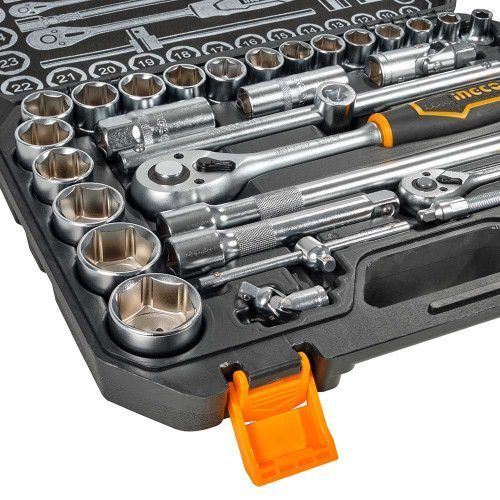 Набір головок торцевих 1/4 " та 1/2" 44 предмети INGCO INDUSTRIAL HKTS42441 фото