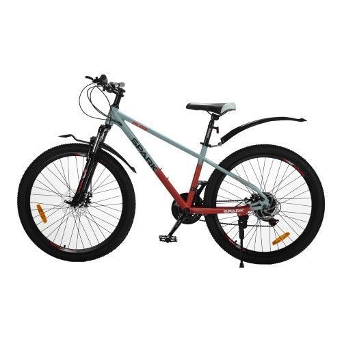 Велосипед SPARK BLINK (колеса - 26", стальная рама - 15") серый с красным 239397 фото