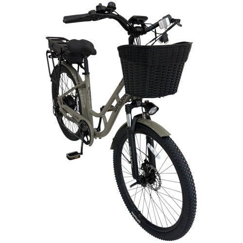 Велосипед з електромотором SPARK E-CITY LITE 17" 48V/500W/12,8Ah сірий 218742 фото