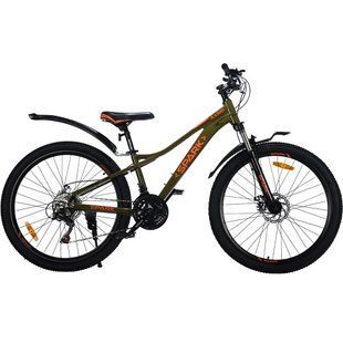 Велосипед SPARK AXION (колеса - 26", алюминиевая рама - 13") темно-оливковый 239188 фото