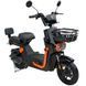 Велосипед с электромотором SPARK TOUR 14" 60V/500W/20Ah Чёрный с оранжевым 227069 фото 2