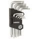 Ключи TORX 9шт T10-T50 мм CrV (короткие с отверстием) SIGMA (4022211) 4022211 фото 2