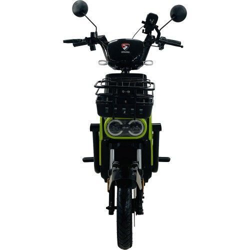 Электровелосипед SPARK TOUR PRO 14" 60V/1000W/20Ah черный с зеленым 247721 фото