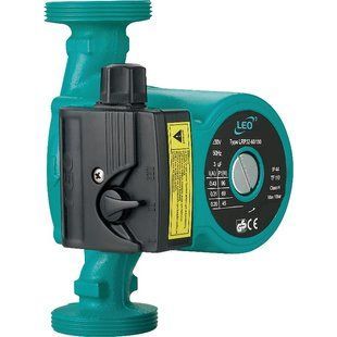 Насос циркуляционный 150Вт Hmax 7м Qmax 63л/мин &Oslash;1&frac12;" 130мм + гайки &Oslash;1" LEO 3.0 LRP25-70/130 (774443) TR774443 фото
