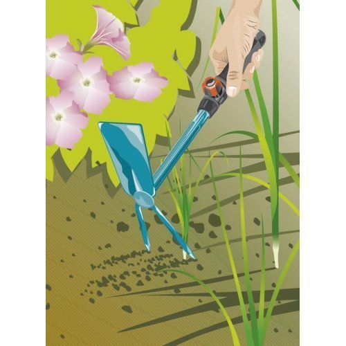 Сапка ручная прямоугольная Gardena Combisystem 2 зубца 5 см 08913-20.000.00 фото