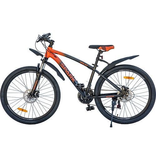 Велосипед SPARK MOUNT (колеса - 26", алюмінієва рама - 15") чорний з помаранчевим 218757 фото