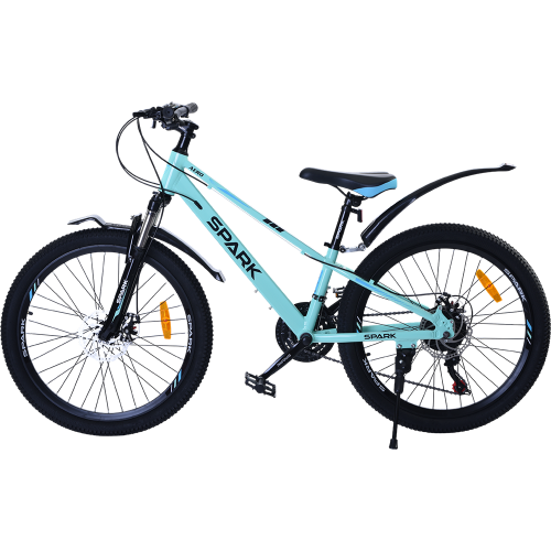 Велосипед SPARK AERO (колеса - 24", алюминиевая рама - 11") голубой 239180 фото