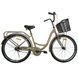 Велосипед SPARK CITY SOLA (колеса - 26", стальная рама - 17") с корзиной светло-коричневый 240031 фото 1