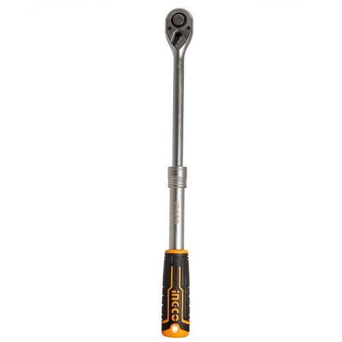 Тріскатка телескопічна &laquo;Profi&raquo; 320-450 мм 72T 1/2" INGCO INDUSTRIAL HRTH08128L фото