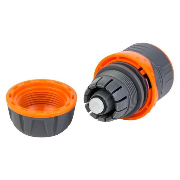 Конектор 1/2" швидкознімний для шланга 1/2" аквастоп із замком (ABS+TPR) FLORA (5015434) 5015434 фото