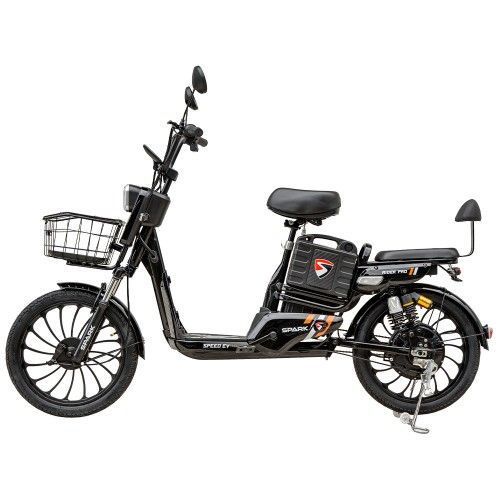 Электроскутер SPARK Электровелосипед RIDER PRO 14" 48V/650W/20Ah Чёрный 231082 фото