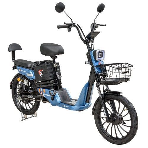 Электроскутер SPARK Электровелосипед RIDER PRO 14" 48V/650W/20Ah Синий 231083 фото