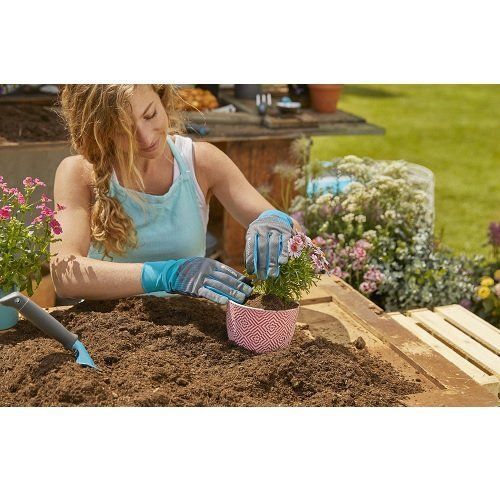 Рукавички для садових робіт Gardena Oeko-Tex&reg; 9/L 11502-20.000.00 фото