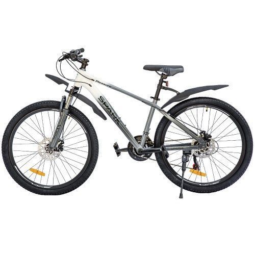Велосипед SPARK PLEASURE (колеса - 26", алюминиевая рама - 15") серый с белым 222950 фото