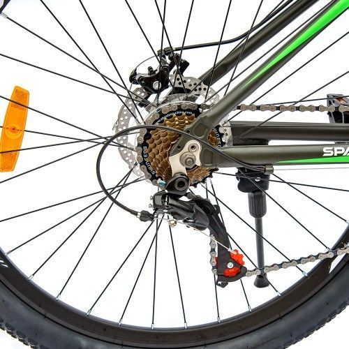 Велосипед SPARK MOUNT (колеса - 27,5", алюминиевая рама - 15") светло-серый с голубым (м) 218763 фото