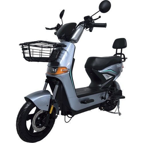 Електровелосипед SPARK FREE 14" 60V/1000W/25Ah срібний 249186 фото