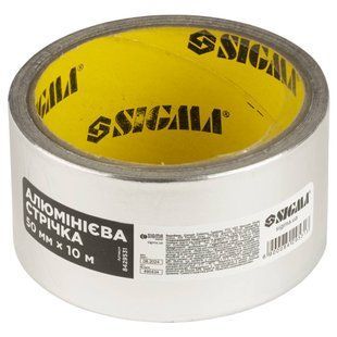 Стрічка алюмінієва 50мм&times;10м SIGMA (8429531) 8429531 фото