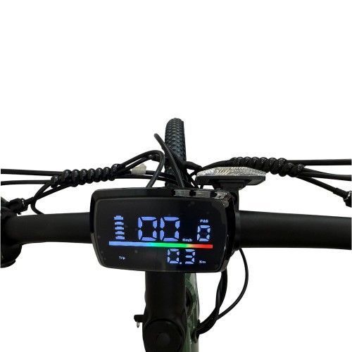 Велосипед с электромотором SPARK E-MTB SHADOW 15" 48V/500W/12,8Ah тёмно-зелёный 239953 фото
