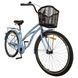 Велосипед SPARK CITY VISTA (колеса - 26", сталева рама - 17") з кошиком блакитний 240014 фото 2