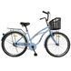 Велосипед SPARK CITY VISTA (колеса - 26", сталева рама - 17") з кошиком блакитний 240014 фото 1