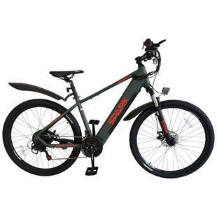 Велосипед с электромотором SPARK E-MTB SHADOW 15" 48V/500W/12,8Ah хаки (м) 239954 фото