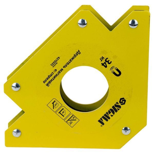 Магніт для зварювання стріли 34кг 110&times;110мм (45, 90, 135&deg;) SIGMA (4270331) 4270331 фото