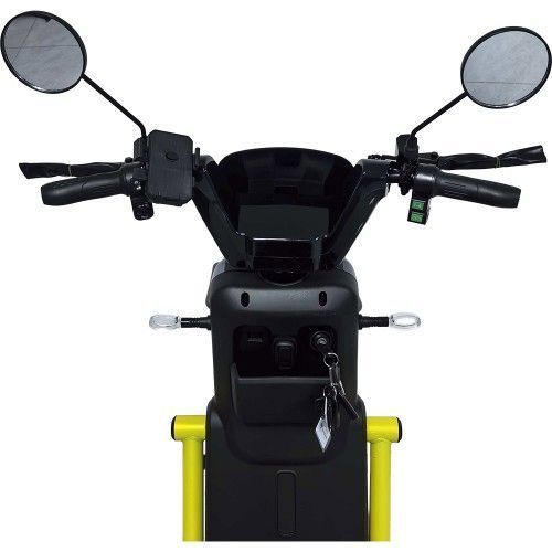 Електровелосипед SPARK BOOST 14" 72V/1200W/25Ah сірий з жовтим 249193 фото