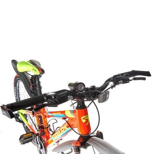 Велосипед SPARK TRACKER (колеса - 24", алюмінієва рама - 11") неоновий червоний 197971 фото