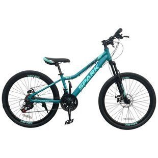 Велосипед SPARK TILL (колеса - 24", алюмінієва рама - 12") бірюзовий 239996 фото