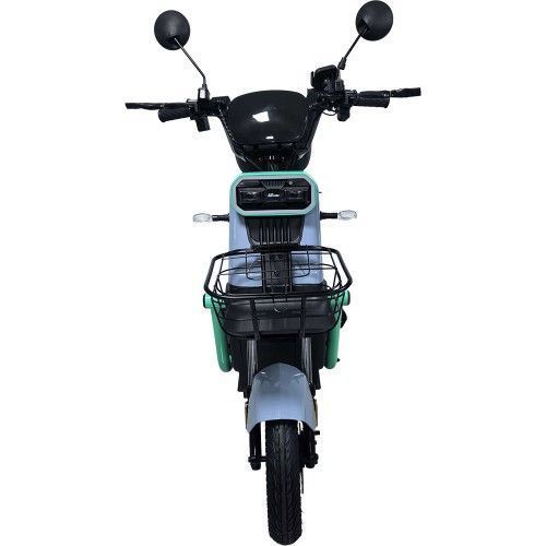 Электровелосипед SPARK BOOST 14" 72V/1200W/25Ah серый с бирюзовым 249194 фото