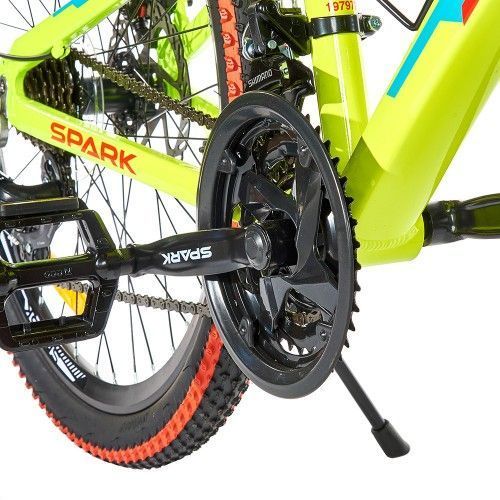 Велосипед SPARK TRACKER (колеса - 24", алюмінієва рама - 11") неоновий лаймовий 197972 фото