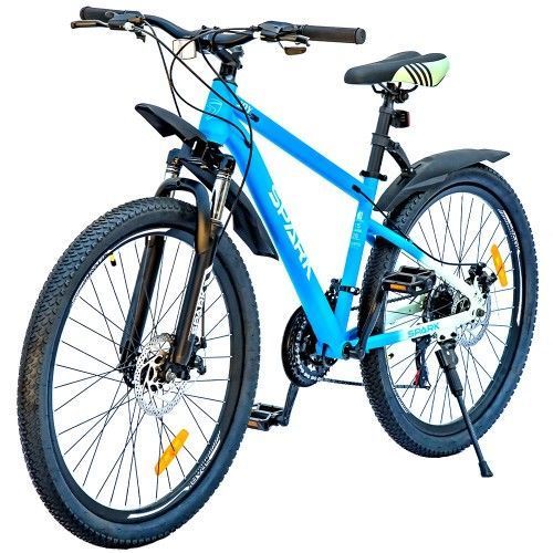 Велосипед SPARK JOY (колеса - 26", сталева рама - 15") світло-синій із сірим (м) 222973 фото