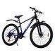 Велосипед SPARK VIBE (колеса - 27,5", стальная рама - 17") черный с синим 239244 фото 2