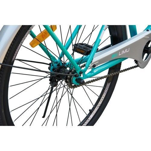 Велосипед SPARK CITY LIMU (колеса - 26", стальная рама - 17") с корзиной Бирюзовый 205329 фото