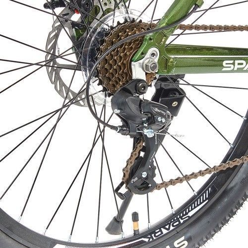 Велосипед SPARK TRACKER (колеса - 26", алюминиевая рама - 17") жемчужный милитари зеленый 197985 фото