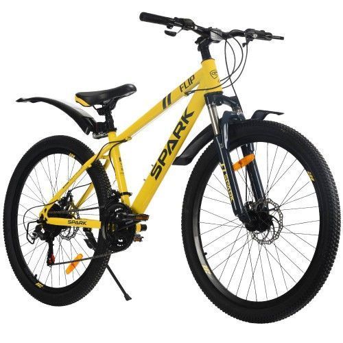 Велосипед SPARK FLIP (колеса &ndash; 26", сталева рама &ndash; 15") жовтий 239227 фото