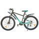 Велосипед SPARK JOY (колеса - 26", стальная рама - 17") чёрный с бирюзовым 222976 фото 2