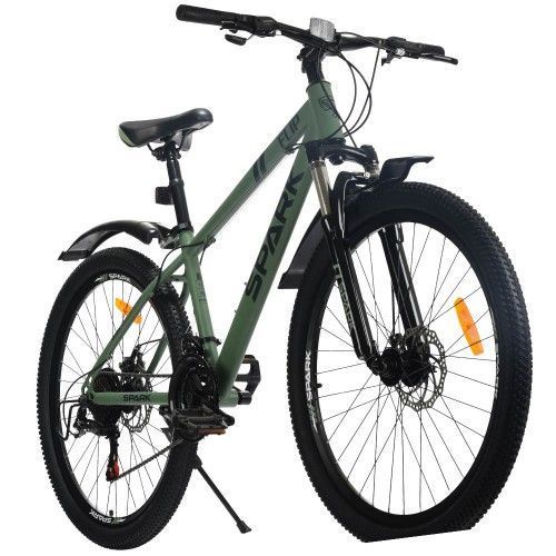 Велосипед SPARK FLIP (колеса &ndash; 26", сталева рама &ndash; 15") мятно-сірий 239228 фото