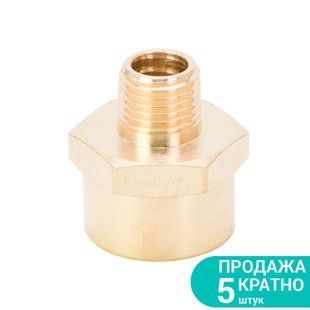 З'єднання подовжене MT 1/4" &times; FT 1/2" (латунь) SIGMA (7025721) 7025721 фото