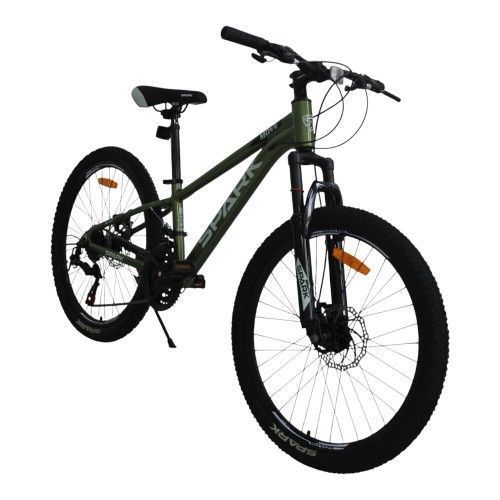 Велосипед SPARK MOVE (колеса &ndash; 24", алюмінієва рама &ndash; 11") темно-зелений 239968 фото