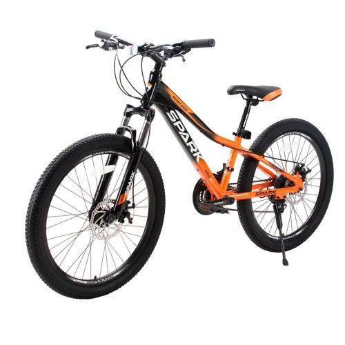 Велосипед SPARK MONTERO JR. (колеса - 24", алюминиевая рама - 11") оранжевый с черным 224700 фото