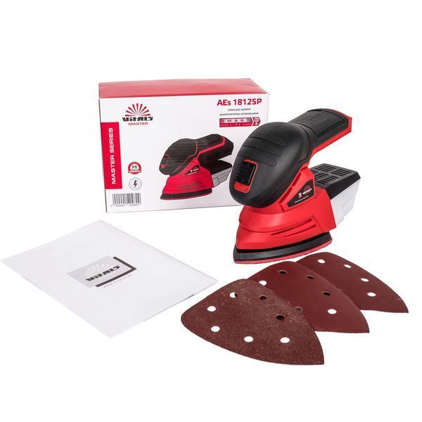 Машина шлифовальная эксцентриковая аккумуляторная Vitals Master AEs 18125P SmartLine 120280 фото