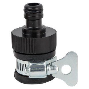 Адаптер для конектора 1/2" універсальний на кран без різьблення 1/2"&times;3/4" (ABS) GRAD (5016375) 5016375 фото